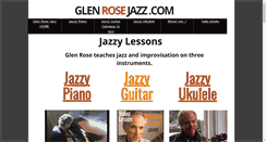 Desktop Screenshot of glenrosejazz.com